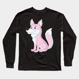 Cartoon Wolf Classic Long Sleeve T-Shirt